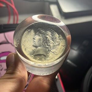 Ceramic liberty coin display